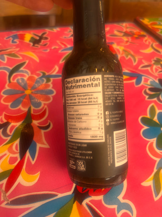 Salsa Picante Negra El Yucateco