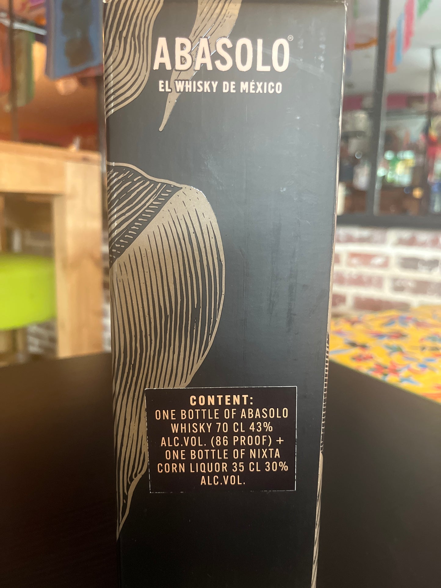 Coffre Whisky du Mexique + Liquer de Maïs